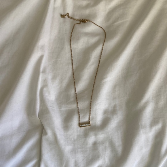 Marble Bar Gold Necklace - Picture 1 of 2